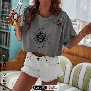 Bundle 2 shein crop tops